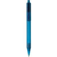 XD Design X8 Transparent RPET Pen in Blue