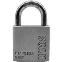 Scan Stainless Steel Padlock
