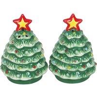 Something Different Nostalgic Christmas Tree Salt & Pepper Shakers Set
