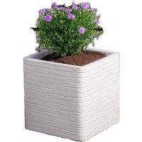 Strata Banbury Square Planter in Stone