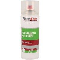 Plastikote Trade Permanent Spray Adhesive 400Ml in Clear
