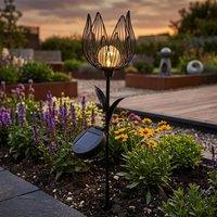 Garden Greatness Lunaria Urban Solar Flower Garden Stake Light | Size: 1 Pack
