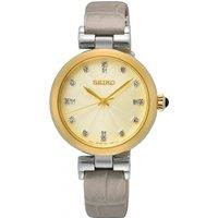 Seiko Women's SRZ546P1 Dress 30mm Quartz Watch in Grey