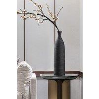 Living and Home Modern Tall Porcelain Vase in Black