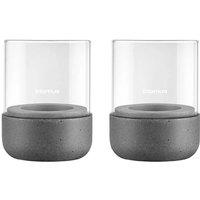 Blomus Set of 2 CALMA Lantern Size XS - Magnet in Dark Grey
