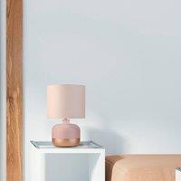Lighting Collection Pink Copper Table Lamp