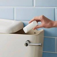 Coopers of Stortford Pack of 2 Magnetic Toilet Descalers, No Chemicals Required, L10cm in White