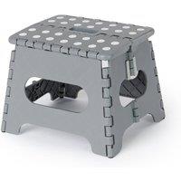 LIVIVO 11" Step Stool Grey Lightweight, Portable, Safety Clips 150kg Capacity