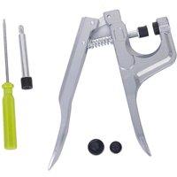 Neel Blue KAM Snaps Install Plier, T3, T5 & T8 Kam Snaps Setting Tool - Silver