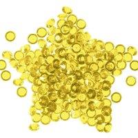 Neel Blue Acrylic Rhinestone Table Confetti, Table Scatters - 4000pcs in Yellow