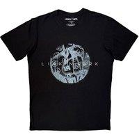 Rock Off officially Licensed Products Linkin Park Logo Blur Premium Carbon T-Shirt in Black | Size: XL