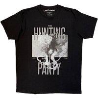 Rock Off officially Licensed Products Linkin Park Hunting Party Premium Carbon T-Shirt in Black | Size: XL