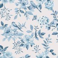 Holden Dcor Garden Bird Wallpaper in Blue