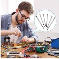 KDMD 11 Piece Precision Magnetic Screwdriver Set for Glasses Watches in Silver