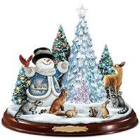KDMD Christmas Window Stickers Snowman Santa Wall Decal Holiday Decor