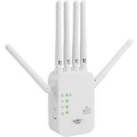 Nordara 1200Mbps WiFi Signal Extender Range Repeater Internet Booster in White