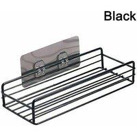 Nordara Wall Mounted Corner Shower Caddy Bathroom Shelf 2PCS Black | Size: 60 cm x 45 cm