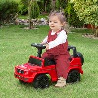 HOMCOM Benz G350 Kids Ride on Sliding Car w/ Under Seat Storage No Power in Red