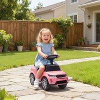 AIYAPLAY Land Rover Licensed Ride on Car for Toddlers in Pink