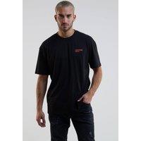 BCouture Men's Oversized Cotton T-Shirt in Black | Size: Medium