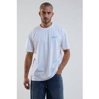 BCouture Men's Oversized Cotton T-Shirt in White | Size: Large