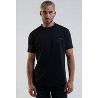 BCouture Men's Regular Fit Cotton T-Shirt in Black | Size: XL