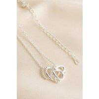 Mia Gioielli Women's Sterling Silver Five Love Hearts Necklace | Size: 45 cm