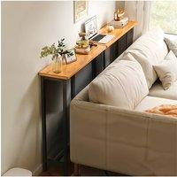 Living and Home Versatile Narrow Console Table in Black