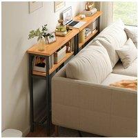 Living and Home 2-Tier Versatile Narrow Console Table in Black
