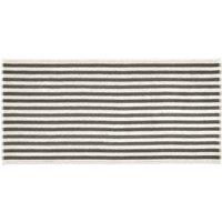 Blomus ARTO Bath Towel with Wide Stripes 70 x 140 cm - Moonbeam/Magnet in Off-White