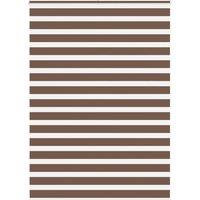 Berkfield Home Zebra Blind Brown 165x230 cm Fabric Width 160.9 cm Polyester