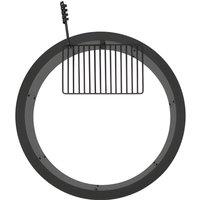 VEVOR Q235 Carbon Steel Fire Pit Ring High-Temp Coated Above/In-Ground Installation in Black | Size: Medium