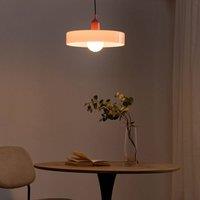 Wyld and Coco Pendant Lamp Pink Glass Shade Inner Globe Retro Modern Ceiling