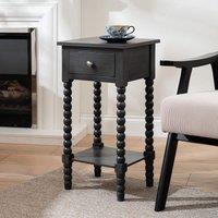 Scottish Everlastings Ltd Grey Bobbin Side Table