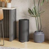 HOMCOM Kitchen Bin, 30 Litre Pedal Rubbish Bin with Removable Bucket, Black | Size: 30L