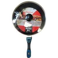 KDMD 28cm Speckled Deep Base Frying Pan with Glass Lid Random Colour