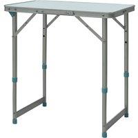 Nordara Aluminium Folding Table Portable Outdoor Picnic Camping Desk in White