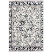 THE RUGS Classical Collection Heritage Steel Soft Pile Grey Essentials Rug | Size: 160 cm x 230 cm