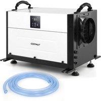 Costway 80L/Day Crawl Space Dehumidifier Commercial Dehumidifier w/3 Modes in Black