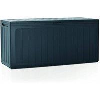 Kelvenix BoardeBox 280L Garden Storage Box in Black | Size: 0.6m2