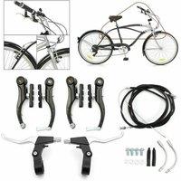 SPETLEK Mountain Road Bike Brake Levers V Brake Set Universal Accessories in Black | Size: 0-1 m