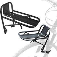 SPETLEK Aluminum Alloy Bicycle Front Luggage Shelf MTB Storage Rack in Black | Size: 0-1 m