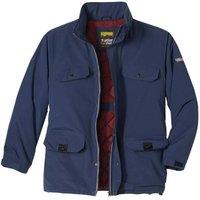 Atlas for Men Men's Water Repellent Outdoor Parka in Navy | Size: 4XL