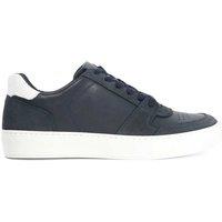 Dune London Men's 'Tawly' Leather Trainers in Blue | Size: 7