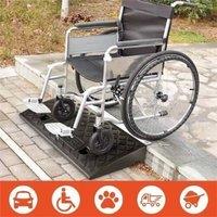 SPETLEK 2PCS Heavy Duty Kerb Ramps, Driveway Car Vehicle Threshold Curb in Black | Size: 10000mm x 520mm