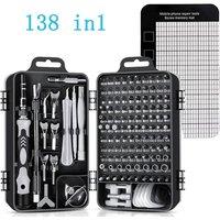 Kelvenix 138 in 1 Magnetic Precision Screwdriver Set in Black | Size: 10000mm x 520mm