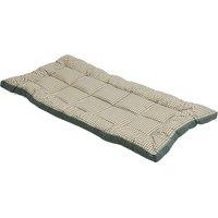 Living and Home 10cm Comfortable Quilted Mattress Topper in Green | Size: King