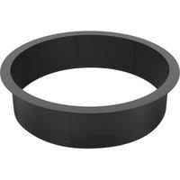 VEVOR Durable 35 Fire Pit Ring Carbon Steel 7-Section Above/In-Ground DIY Campfire Ring in Black