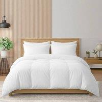 Pamposh 400TC Cotton Sateen Duvet Cover Sets - Smooth & Soft Feel in White | Size: Double