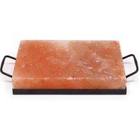 KDMD Himalayan Salt BBQ Cooking plate - 30x20x5cm in Orange | Size: 30 x 20 x 5 cm
